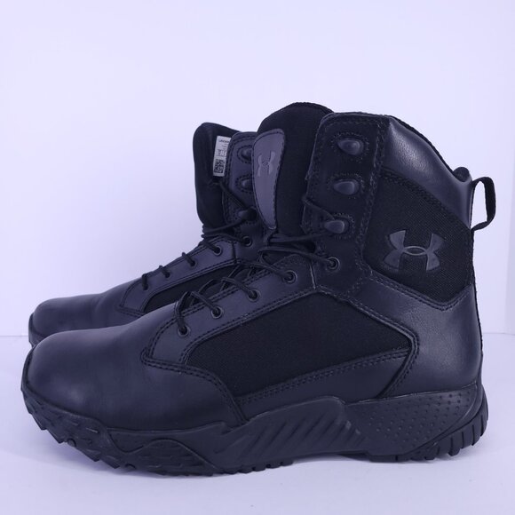 Under Armour Stellar Tactical Boots Mens 10 Black Combat Military - Picture 6 of 15
